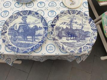 borden delfs blauw groot beschikbaar voor biedingen