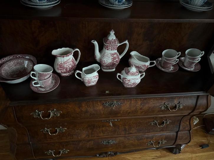 Antiek Servies - Grindley Homeland Staffordshire, Antiek en Kunst, Antiek | Servies compleet, Ophalen of Verzenden