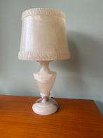 Vintage albasten tafellamp, jaren 70, Huis en Inrichting, Ophalen, Zo goed als nieuw, Overige materialen, Minder dan 50 cm