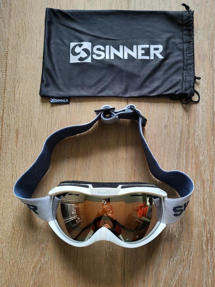 Sinner ski helm en ski bril, Sport en Fitness, Skiën en Langlaufen, Zo goed als nieuw, Overige typen, Overige merken, Minder dan 100 cm
