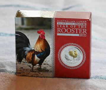 Lunar II year of the Rooster 2017 verguld beschikbaar voor biedingen