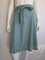 King Louie rok. Maat 40, Groen/wit/ruit., Maat 38/40 (M), Nijmegen, Verhip-vintage.nl, Nieuw