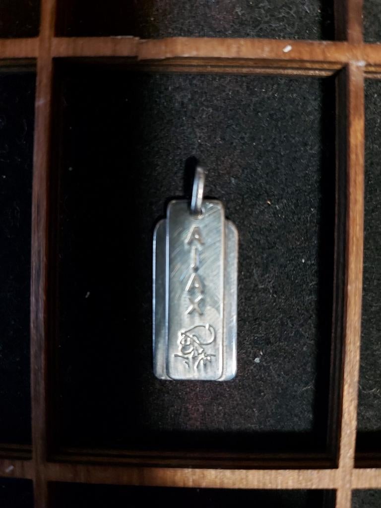 Zilveren Ajax Hanger, Met hanger, Nieuw, Ophalen of Verzenden, Zilver