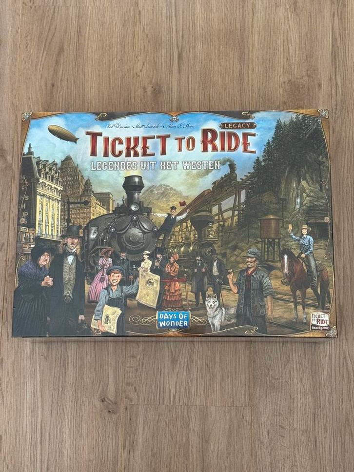 Ticket to Ride: Legacy - Legendes uit het westen, Hobby en Vrije tijd, Gezelschapsspellen | Bordspellen, Nieuw, Drie of vier spelers