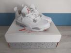 Nike wmns Air Jordan 4 White Oreo 2.0  Mt 39, Nieuw, Wit, Sneakers of Gympen, Ophalen