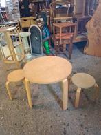 Vintage ikea krukjes met tafeltje voor de kids, Ophalen, Gebruikt, Hout