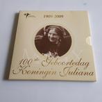 100ste Geboortedag  Koningin Juliana 1909 - 2009, Postzegels en Munten, Munten | Nederland, Ophalen of Verzenden, Koningin Juliana
