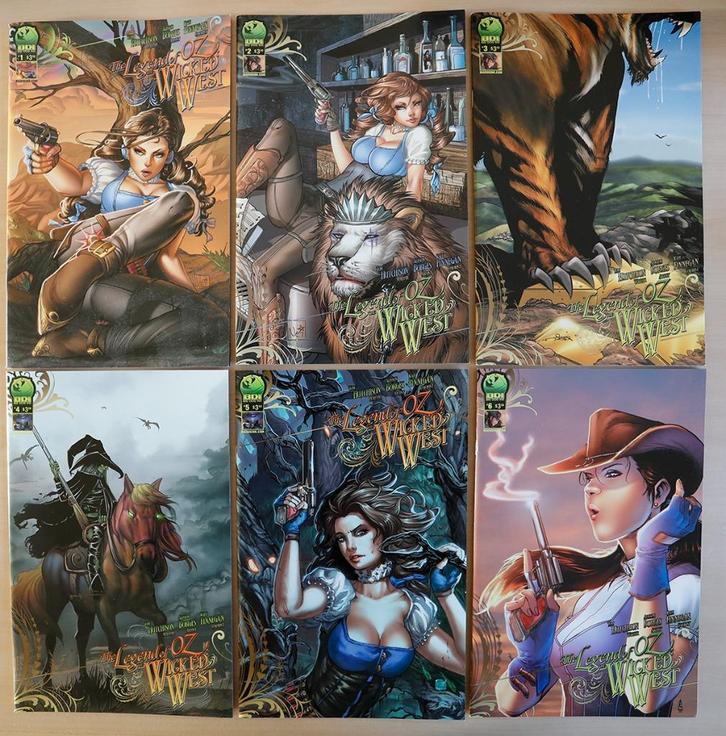 Comics: The Legend of OZ: The Wicked West - Big Dog Ink, Boeken, Strips | Comics, Zo goed als nieuw, Complete serie of reeks, Amerika