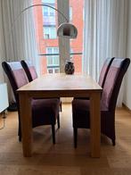 Eetkamer set, Ophalen, Gebruikt, 4 tot 6 stoelen