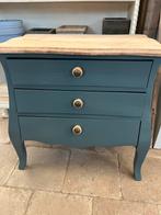 Vinted blauw ladekastje, Zo goed als nieuw, 3 of 4 laden, Minder dan 100 cm, 25 tot 50 cm