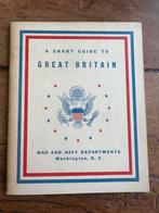 WO2 Amerikaans Pocket Guide Great Britain 1942 Invasie, Verzamelen, Amerika, Verzenden, Landmacht