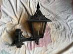 Mooie traditionele gietijzeren buitenlamp, Minder dan 50 watt, Wandlamp, Ophalen of Verzenden, Waterbestendig
