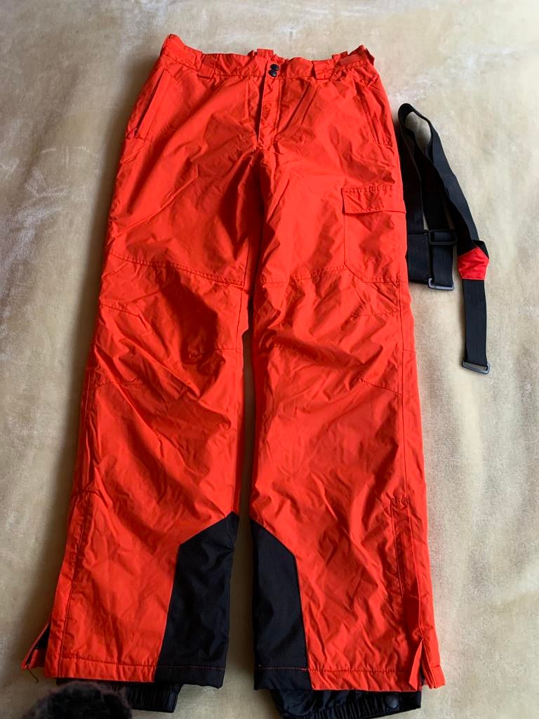 Heren/jongens skibroek oranje/rood, Ophalen of Verzenden, Nieuw, Broek