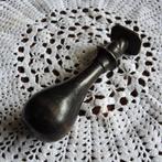 Oude lakstempel houten messing sierlijke monogram, Antiek en Kunst, Curiosa en Brocante, Ophalen of Verzenden