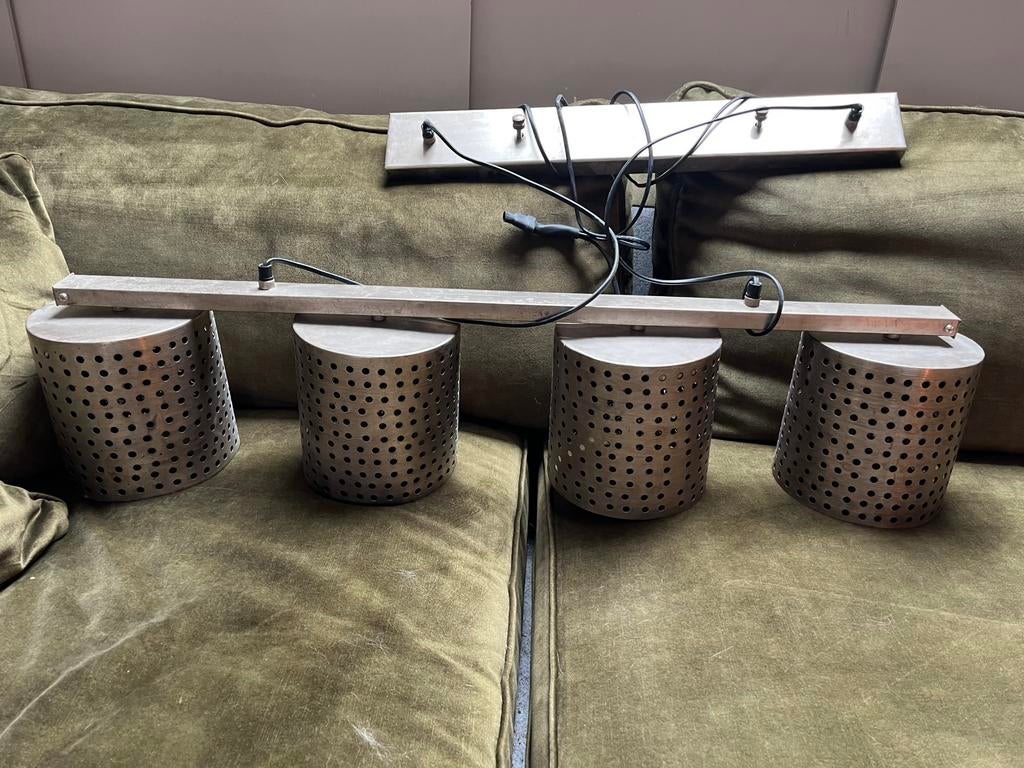 Hanglampen. Kleur: brons/goud., Ophalen of Verzenden, Gebruikt, 75 cm of meer