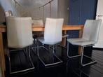 6 eetkamer stoelen merk xooon kleur ecru, Ophalen, Gebruikt, Overige kleuren, Leer