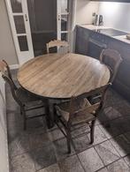Eettafel, Huis en Inrichting, Tafels | Eettafels, Ophalen, Gebruikt, 100 tot 150 cm, Rond