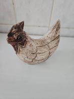 Houten kippenbeeldje - 12 cm, Tuin en Terras, Tuinbeelden, Ophalen, Gebruikt, Hout, Dierenbeeld