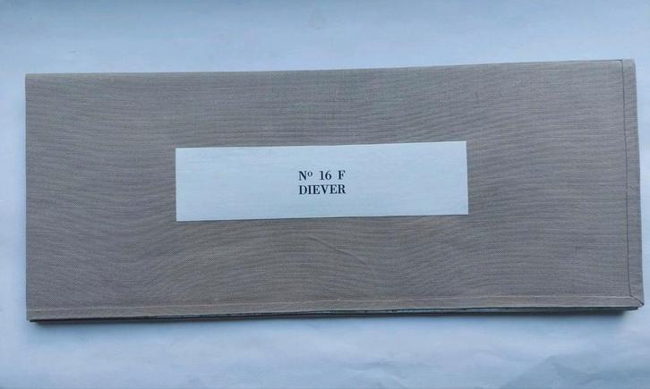 16F stafkaart uit 1964 Diever Vledder Elsloo Wasperveen, Boeken, Atlassen en Landkaarten, Zo goed als nieuw, Landkaart, Nederland