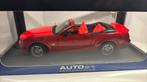 Ford mustang gt convertible red autoart 1.18, Hobby en Vrije tijd, Modelauto's | 1:18, Ophalen of Verzenden, Autoart, A, A