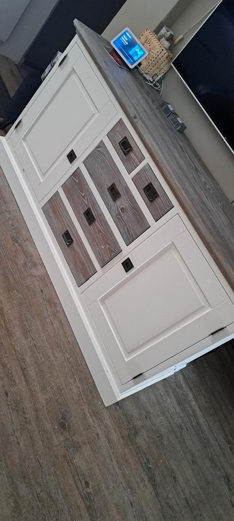 PRACHTIG DRESSOIR  Heel zwaar....160breed Geen pisbak hout, Huis en Inrichting, Kasten | Dressoirs, Zo goed als nieuw, 25 tot 50 cm