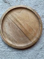 Zuss Houten Dienblad - Rond, Huis en Inrichting, Woonaccessoires | Dienbladen, Ophalen of Verzenden, Zo goed als nieuw, Rond, Hout