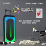KB ELEMENTS PREMIUM KARAOKE SPEAKER, Ophalen of Verzenden, Nieuw, Complete set