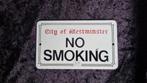 Klein Emaille Bordje - No Smoking, Ophalen of Verzenden