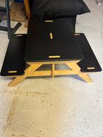 Dapper picknick tafel, Ophalen of Verzenden, Gebruikt, Rechthoekig, Hout