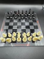 Schaken + dammen + backgammon. Bordspel 3-in-1., Hobby en Vrije tijd, Gezelschapsspellen | Bordspellen, Ophalen of Verzenden, Zo goed als nieuw