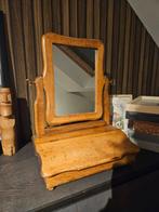 Oude spiegel met kastje, Antiek en Kunst, Antiek | Spiegels, Ophalen of Verzenden, Rechthoekig, Minder dan 50 cm