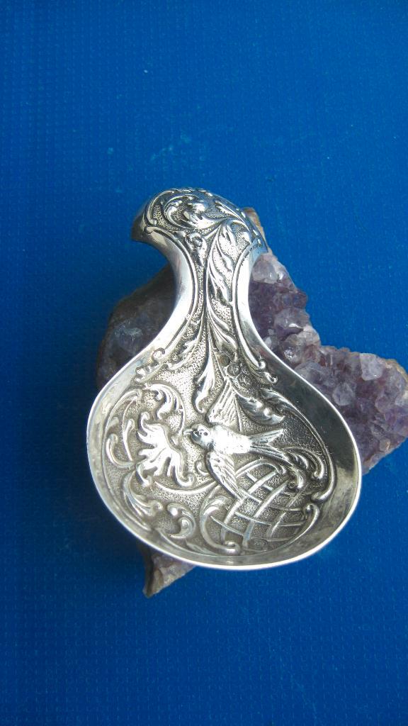 Zilveren duimpje met vogel, Antiek en Kunst, Antiek | Goud en Zilver, Zilver, Verzenden