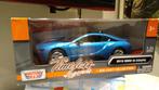 MotorMax BMW I8 Hybrid 2014 - 2020 Protonic Blue 1:24 nieuw, Ophalen of Verzenden, Nieuw, Auto, Motormax