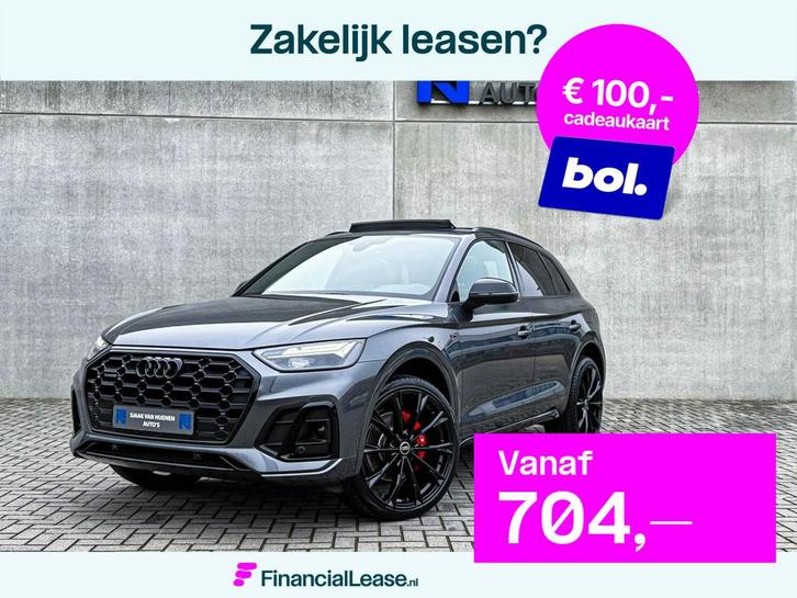Audi Q5 50 TFSI e Quattro Competition Pro Line S S-Line 299p, Auto's, Audi, Bedrijf, Lease, Financial lease, Q5, 4x4, ABS, Achteruitrijcamera