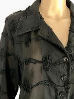 i669 Mezza Luna maat 44=L jasje blazer colbert feest zwart, Mezza Luna, Zwart, Maat 42/44 (L), Ophalen of Verzenden