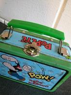 ZEER ZELDZAME BLIKKEN POPEYE LUNCHBOX 14X10,5X6,5 CM VINTAGE, Ophalen of Verzenden