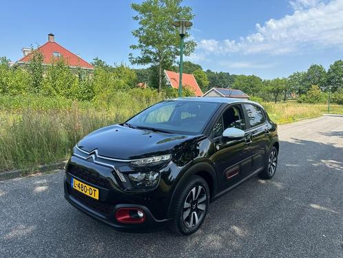 Citroen C3 2021 Zwart Navi Apple Carplay Park C-Series NAP, Auto's, Citroën, Particulier, C3, ABS, Adaptieve lichten, Airbags