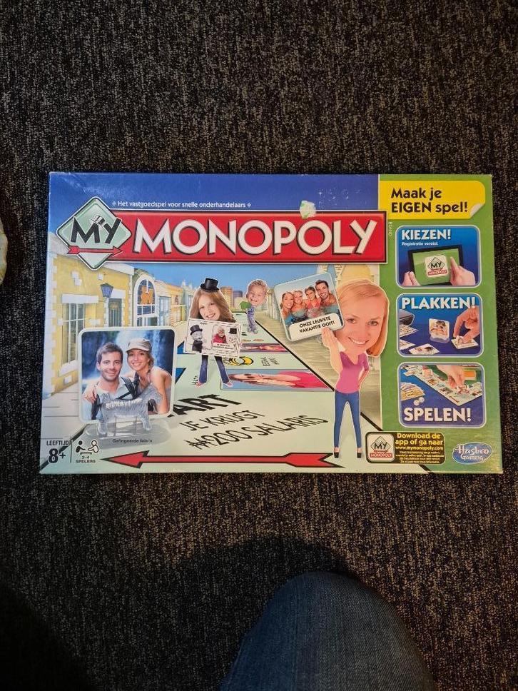 My monopoly monopolie zie foto, Hobby en Vrije tijd, Gezelschapsspellen | Bordspellen, Zo goed als nieuw, Ophalen of Verzenden