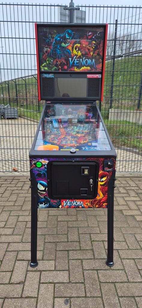 VENOM PREMIUM MODEL HUO STERN MARVEL, Verzamelen, Automaten | Flipperkasten, Zo goed als nieuw, Dot-matrix, Flipperkast, Stern