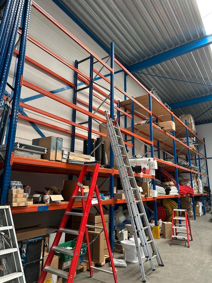 Stelling palletstelling magazijnstelling Aktie! 1.600 diep, Doe-het-zelf en Verbouw, Steigers, Overige typen, 5 meter of hoger