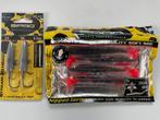 4x 11cm Spro Red Sox Sardine Hula Bait met jigkop Zeebaars, Ophalen of Verzenden, Nieuw, Haak
