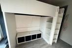 Witte Ikea stuva hoogslaper inclusief bureau en kasten, Ophalen, Gebruikt, Hoogslaper