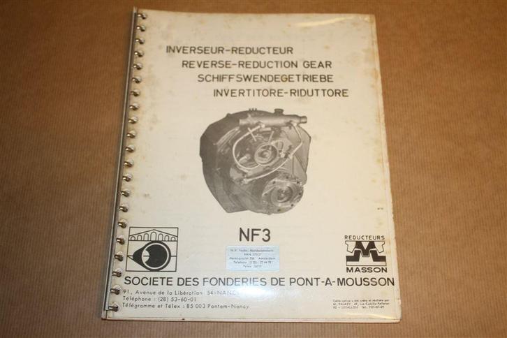 Oude technische uitgave - Schiffswendegetriebe- Ca 1960 !!, Boeken, Techniek, Gelezen, Ophalen of Verzenden