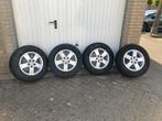 Nette set lichtmetalen velgen Mitsubishi goede banden, 16 inch, Banden en Velgen, Winterbanden, Ophalen