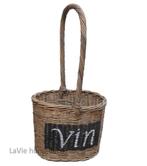 Rieten flessenmand Vin, Ophalen of Verzenden, Nieuw, Rond, Riet