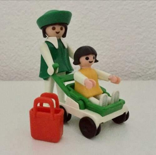 3597 Playmobil Moeder met kinderwagen, Ophalen of Verzenden, Zo goed als nieuw, Complete set