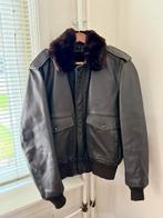 SCHOTT NYC - LEREN JAS - FLIGHT JACKET, Kleding | Heren, Jassen | Winter, Schott, Bruin, Overige maten, Ophalen of Verzenden