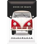 Volkswagen VW good in shape relief reclamebord van metaal, Verzamelen, Nieuw, Ophalen of Verzenden