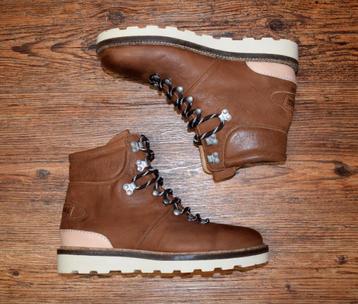 Shabbies - leren Bandolero boots cognac - maat 42 beschikbaar voor biedingen