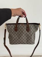 Gucci gg supreme tote bag vintage, Ophalen of Verzenden, Zo goed als nieuw, Bruin, Handtas